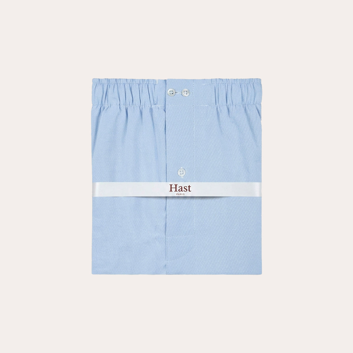 Caleçon en coton bleu clair