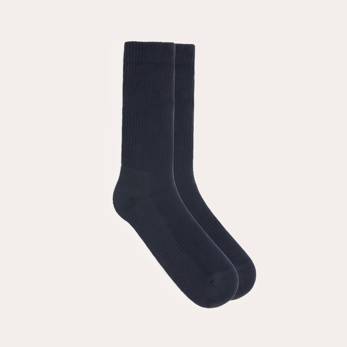 Chaussettes en coton bleu marine
