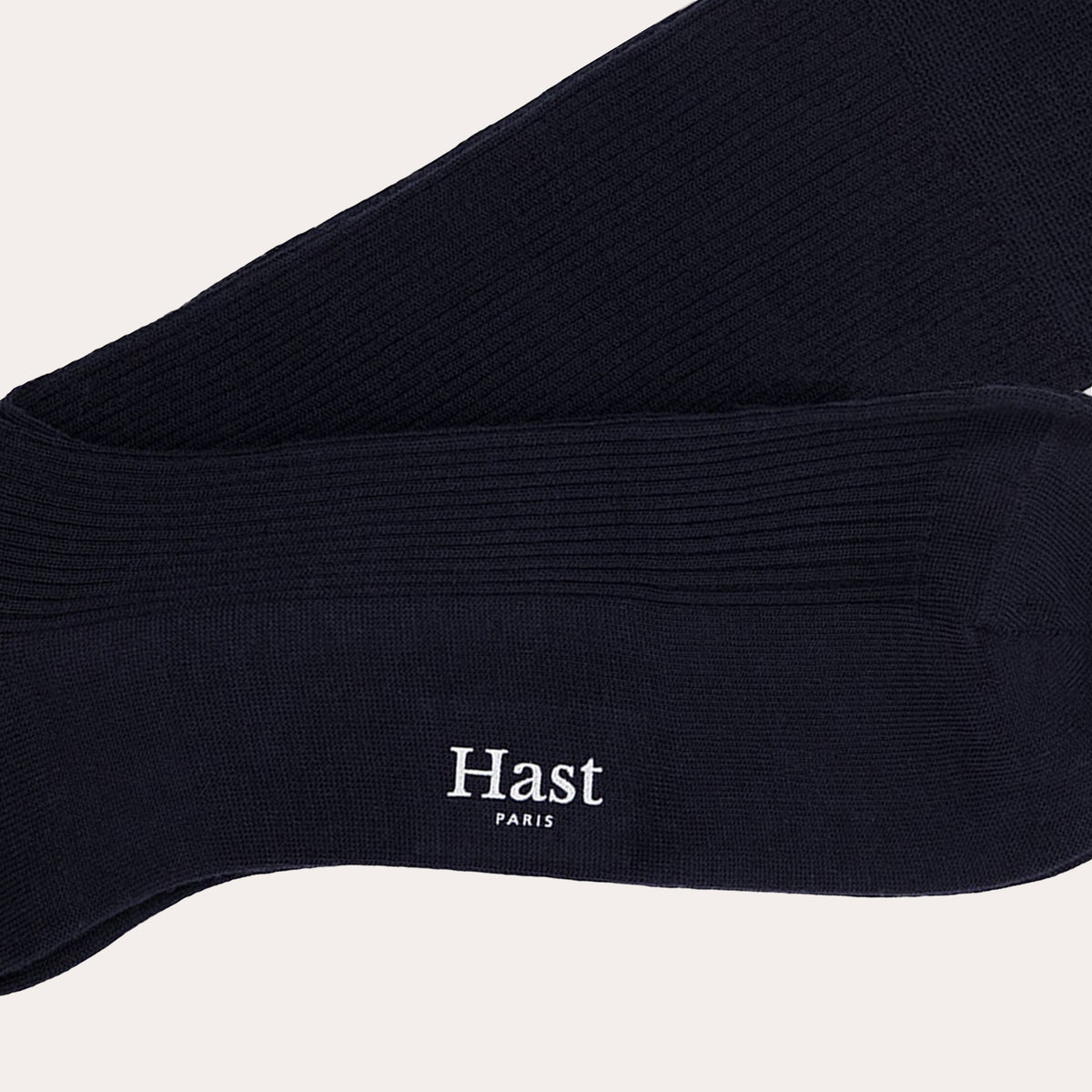 Navy merino wool socks