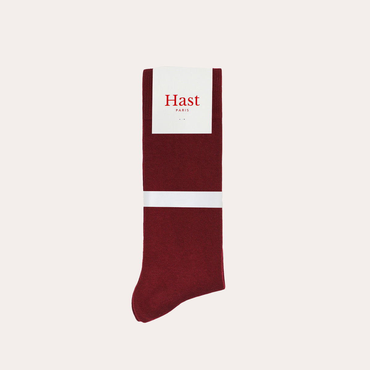 Weinrote Socken