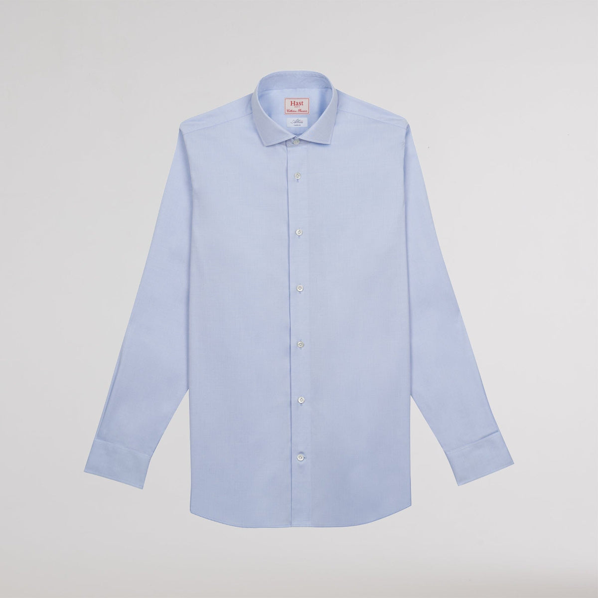 Chemise premium en pinpoint double retors bleue