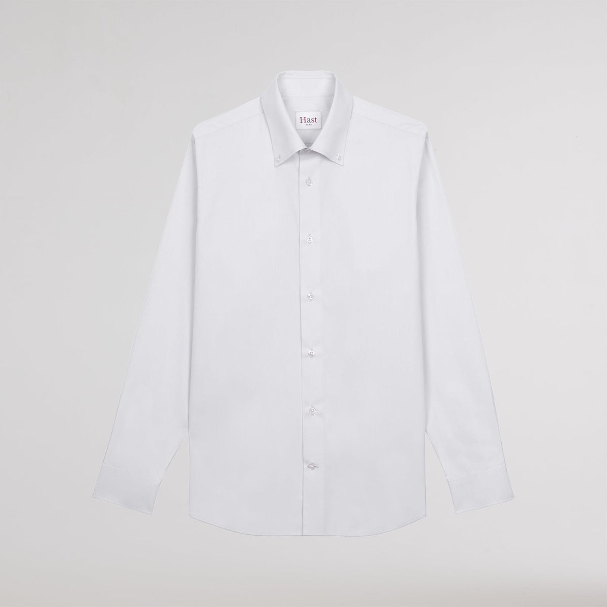 Chemise en popeline double retors blanche
