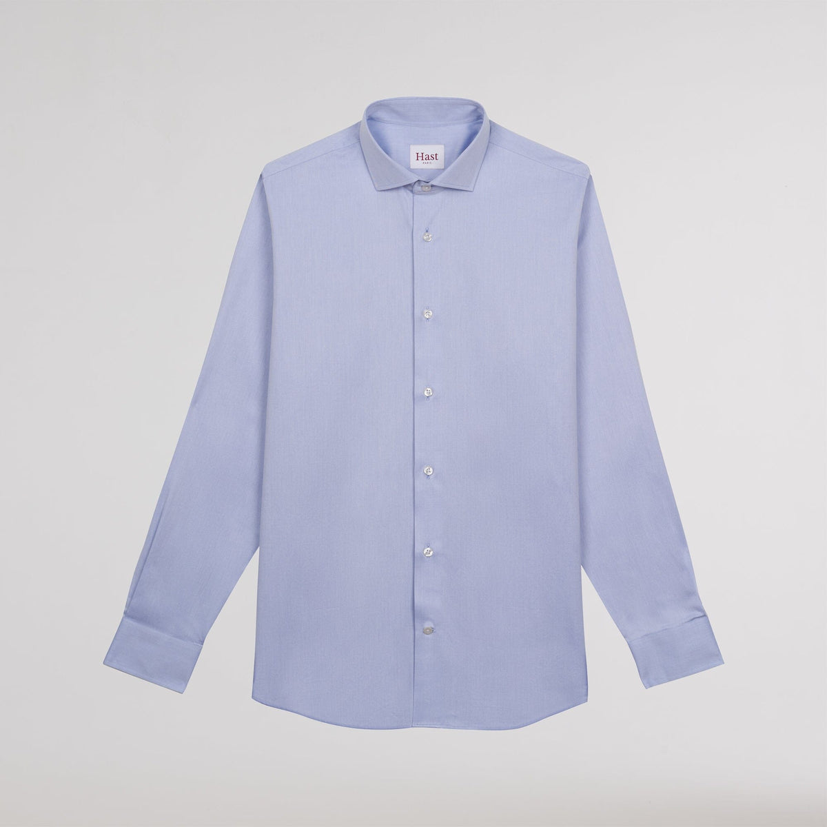 Chemise en twill bleue
