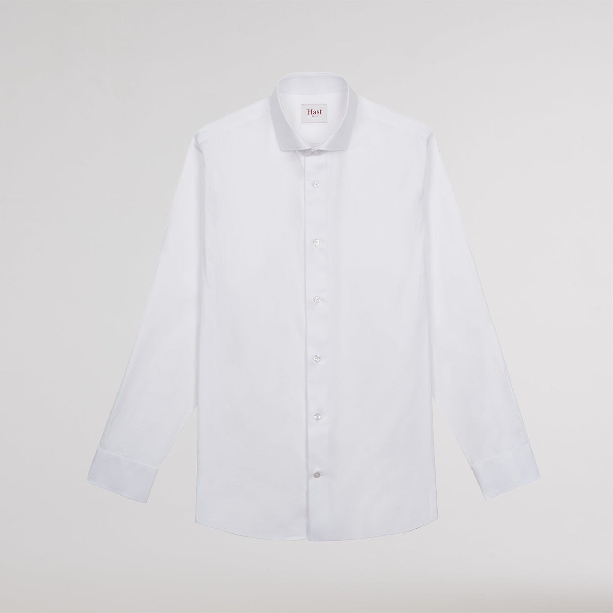 Chemise en chevron blanche