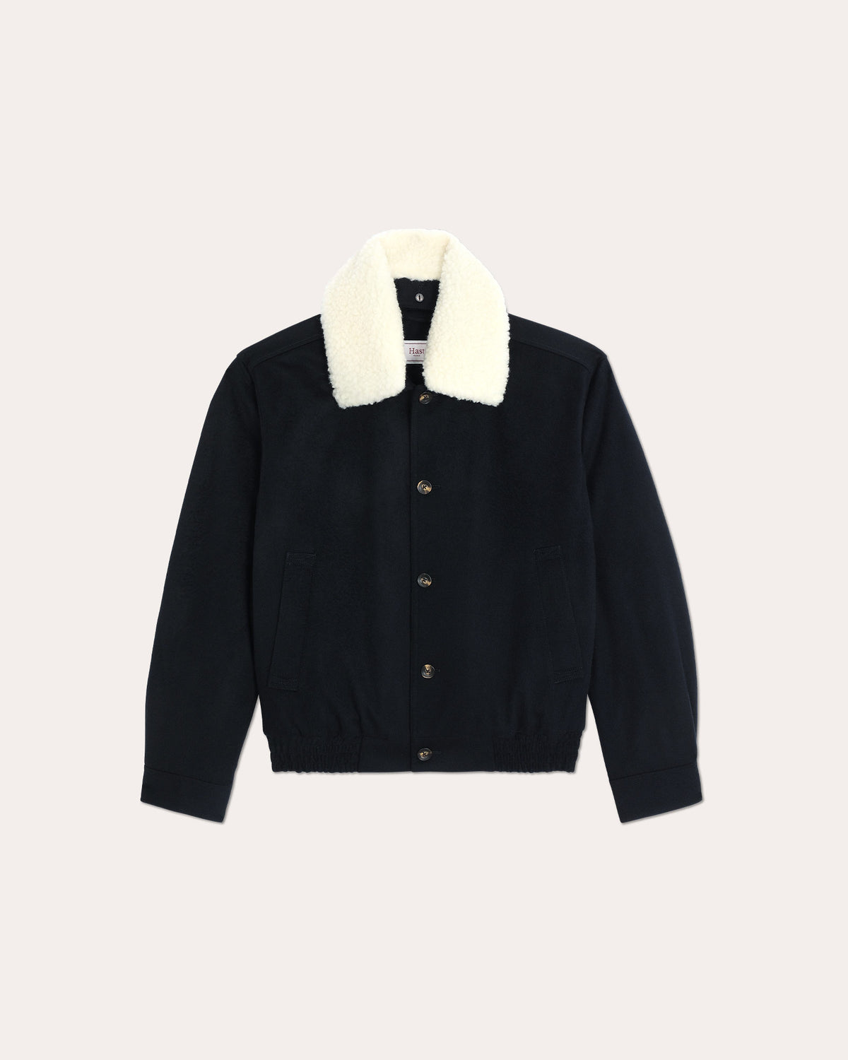 Blouson en laine Loden marine