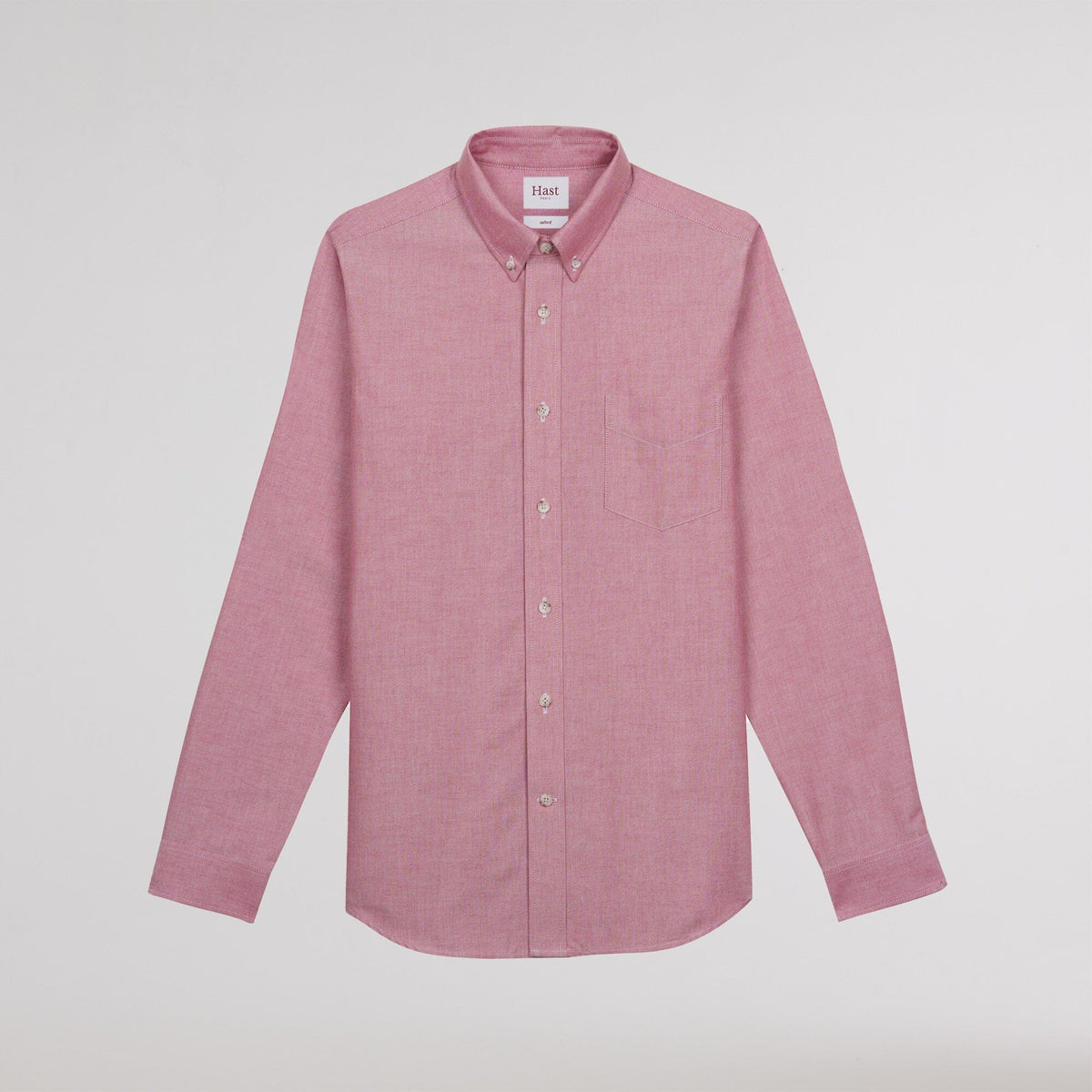 Shirt in burgundy Oxford