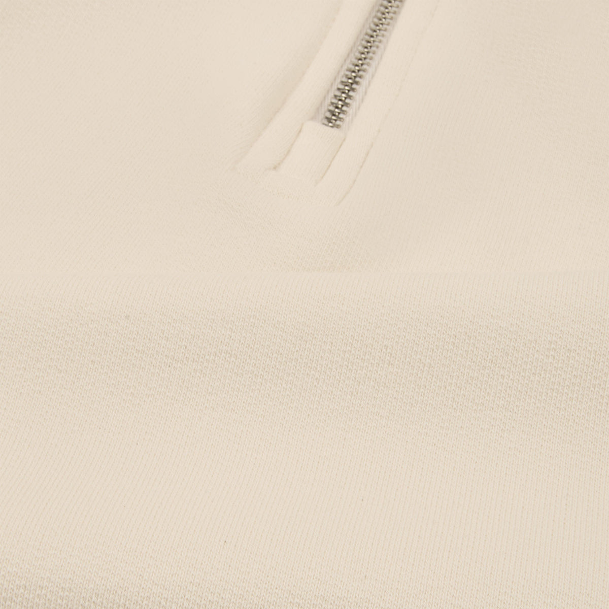 Sweat en coton ecru