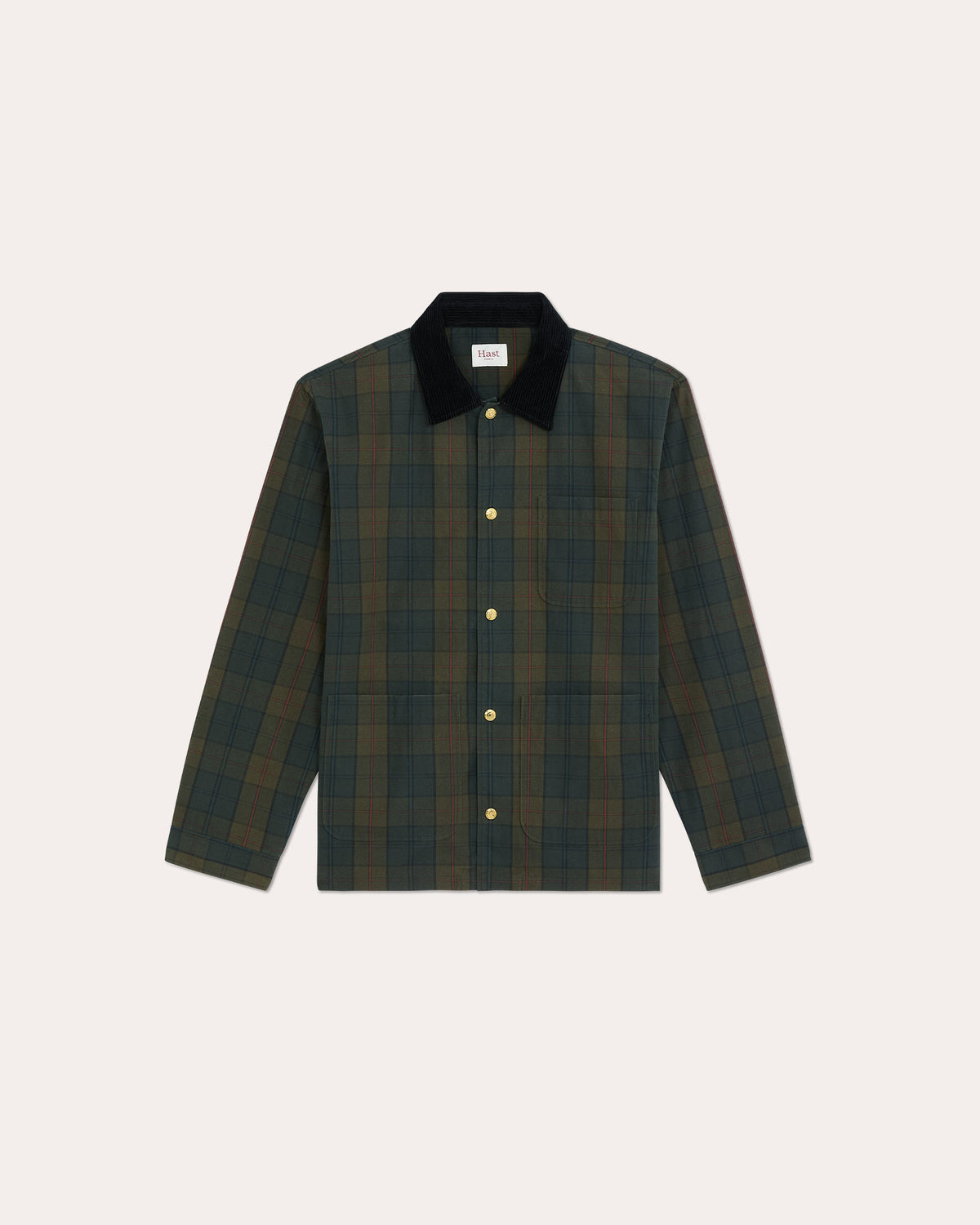 Veste en tartan vert Halley Stevensons