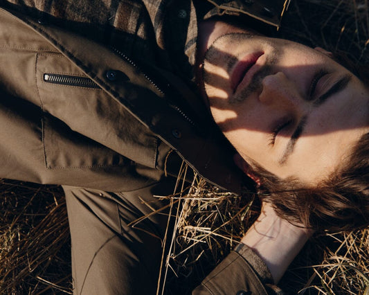 Notre veste en coton ciré d’inspiration militaire
