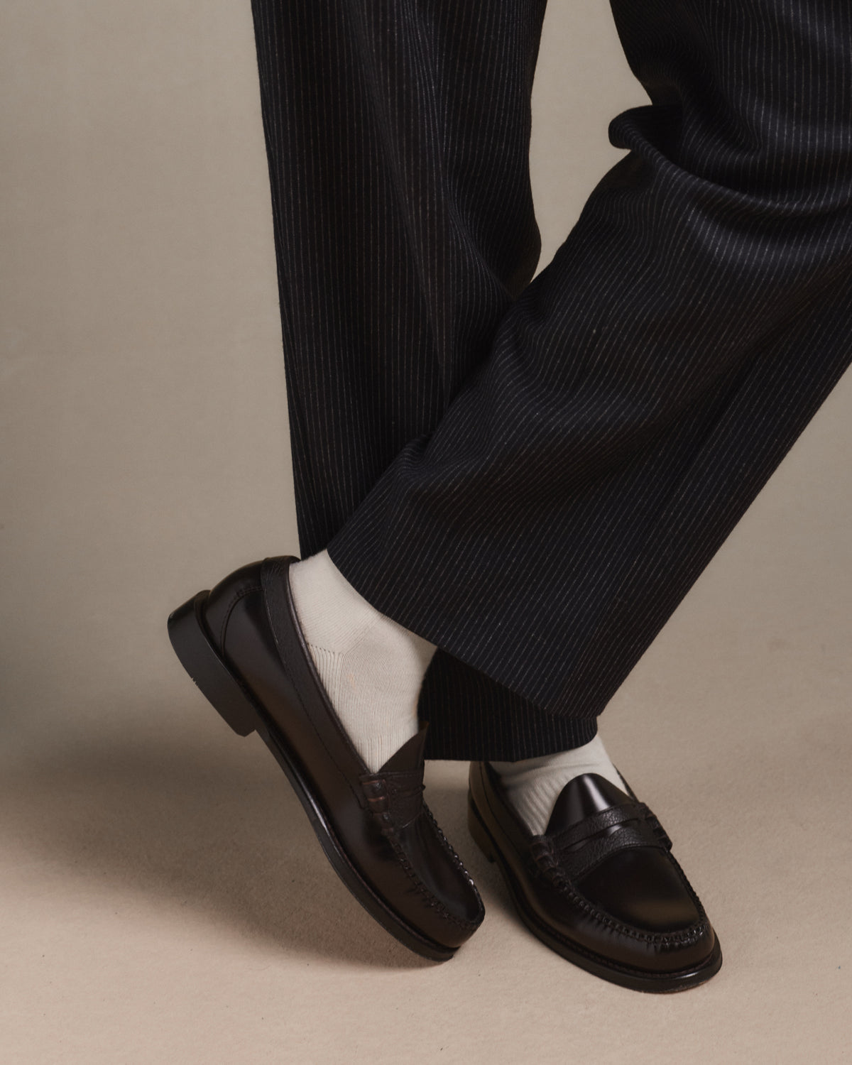Mocassins Weejuns Larson en cuir marron chocolat