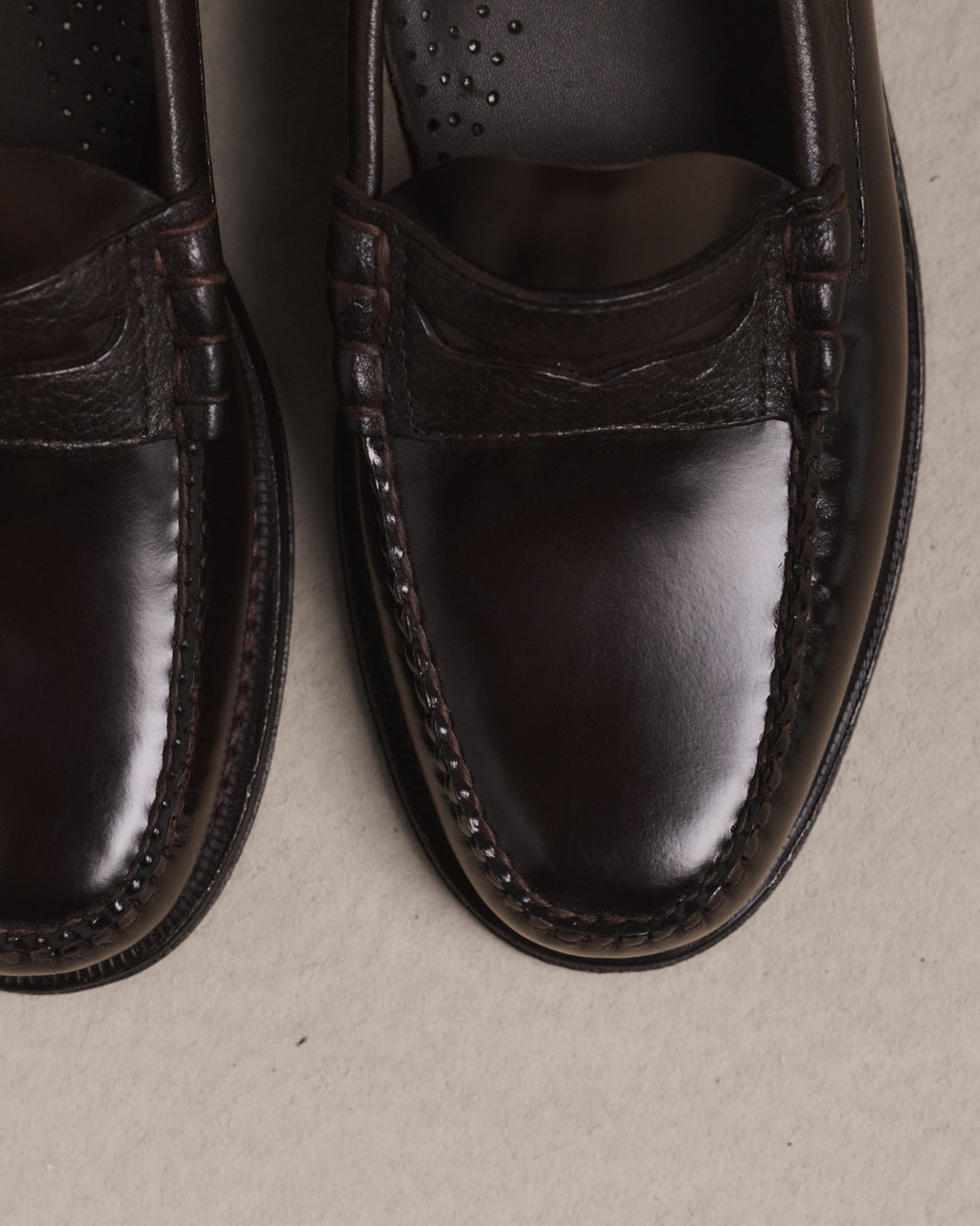 Mocassins Weejuns Larson en cuir marron chocolat