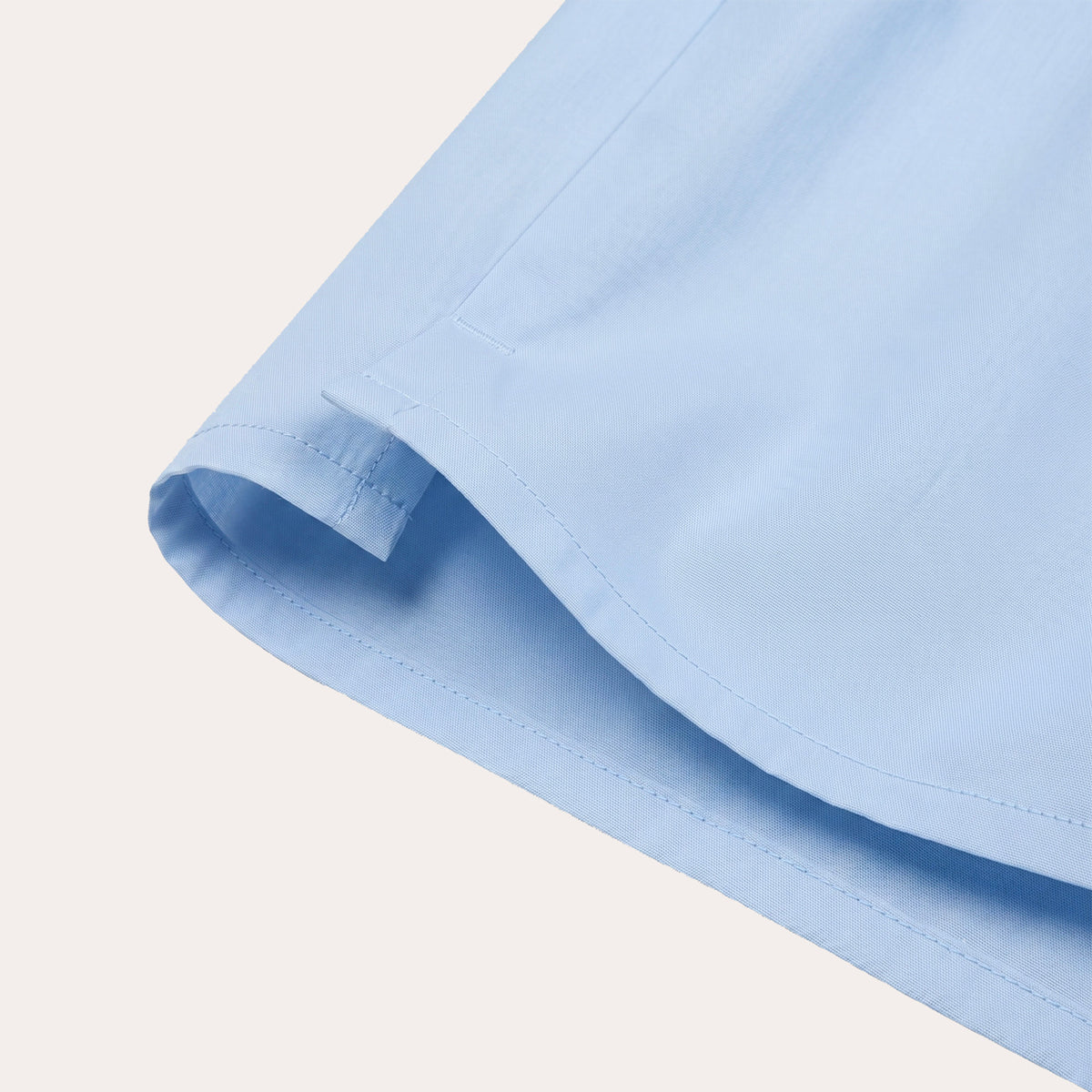 Caleçon en coton bleu clair