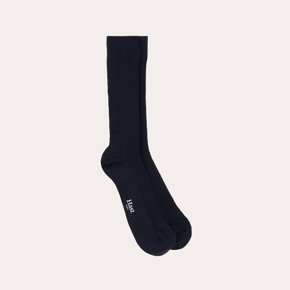 Navy merino wool socks