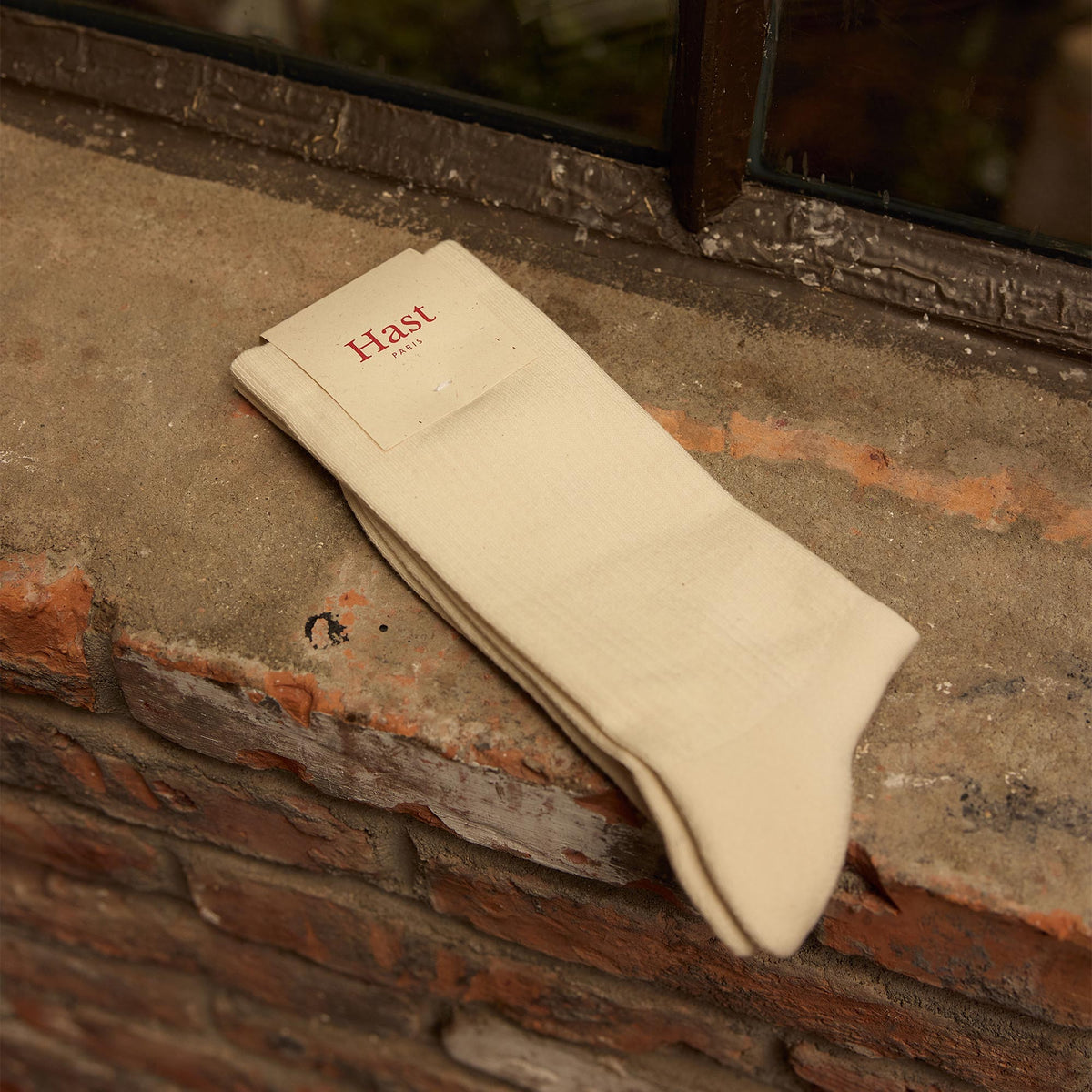 Chaussettes écrues