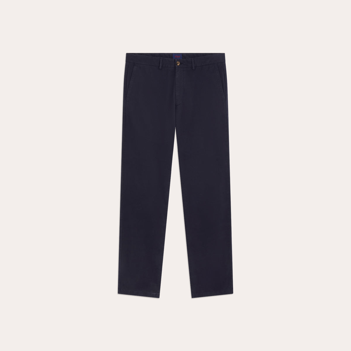 Chino droit bleu marine
