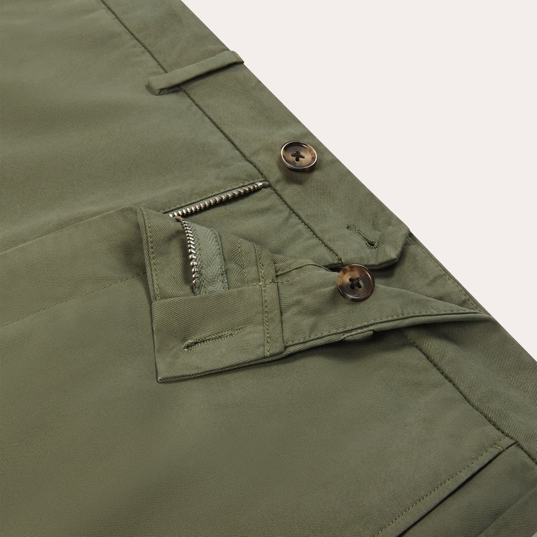 Chino droit vert