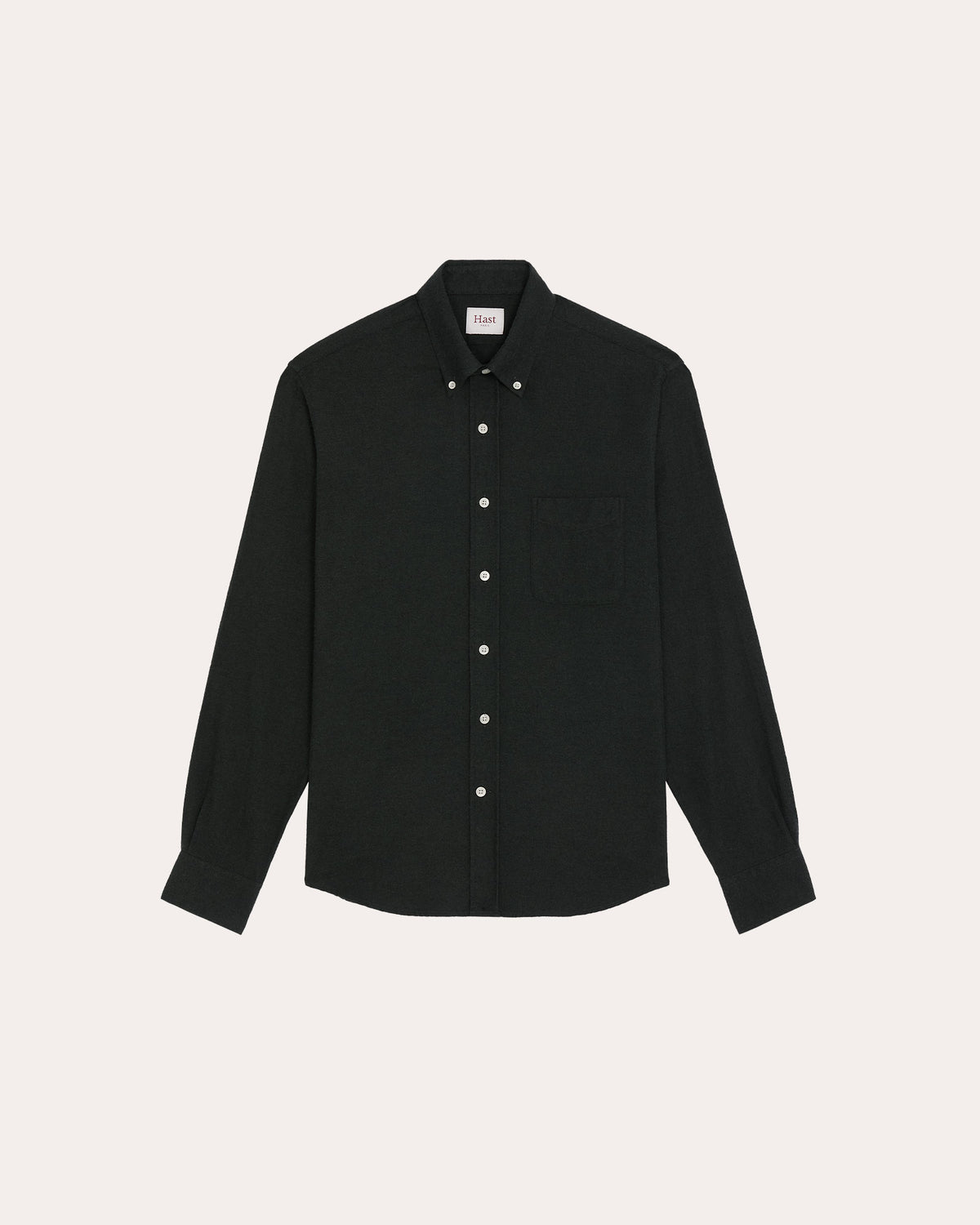 Chemise en coton laine verte
