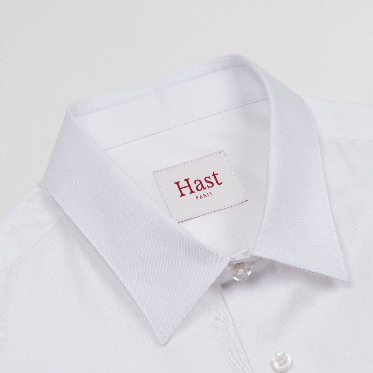 White twill shirt