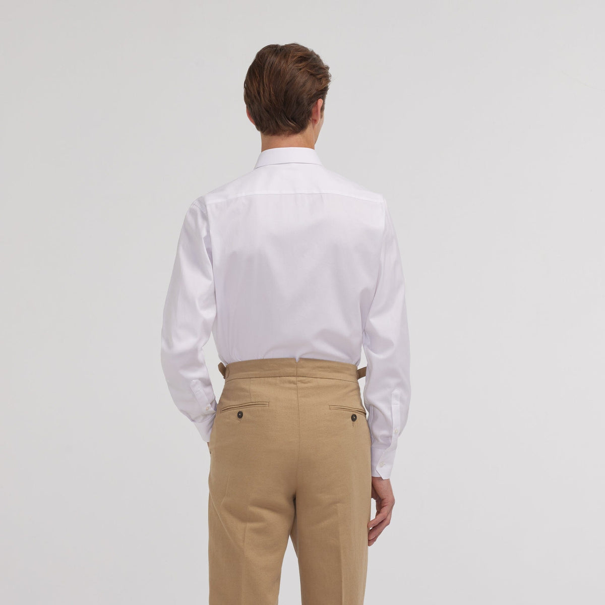 White twill shirt