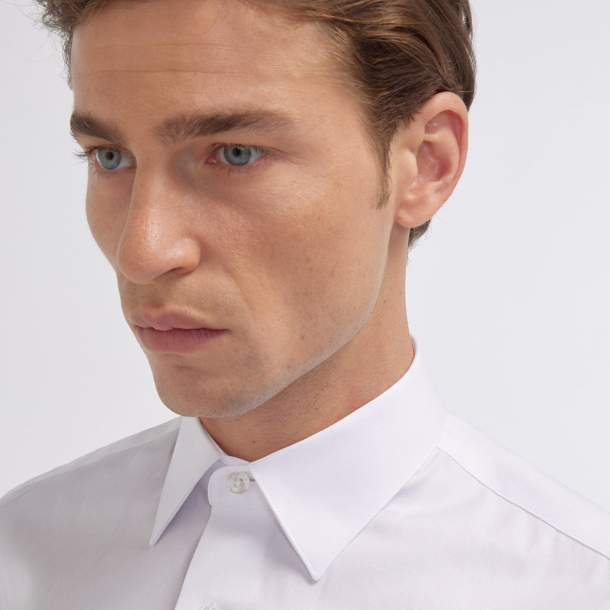 White twill shirt