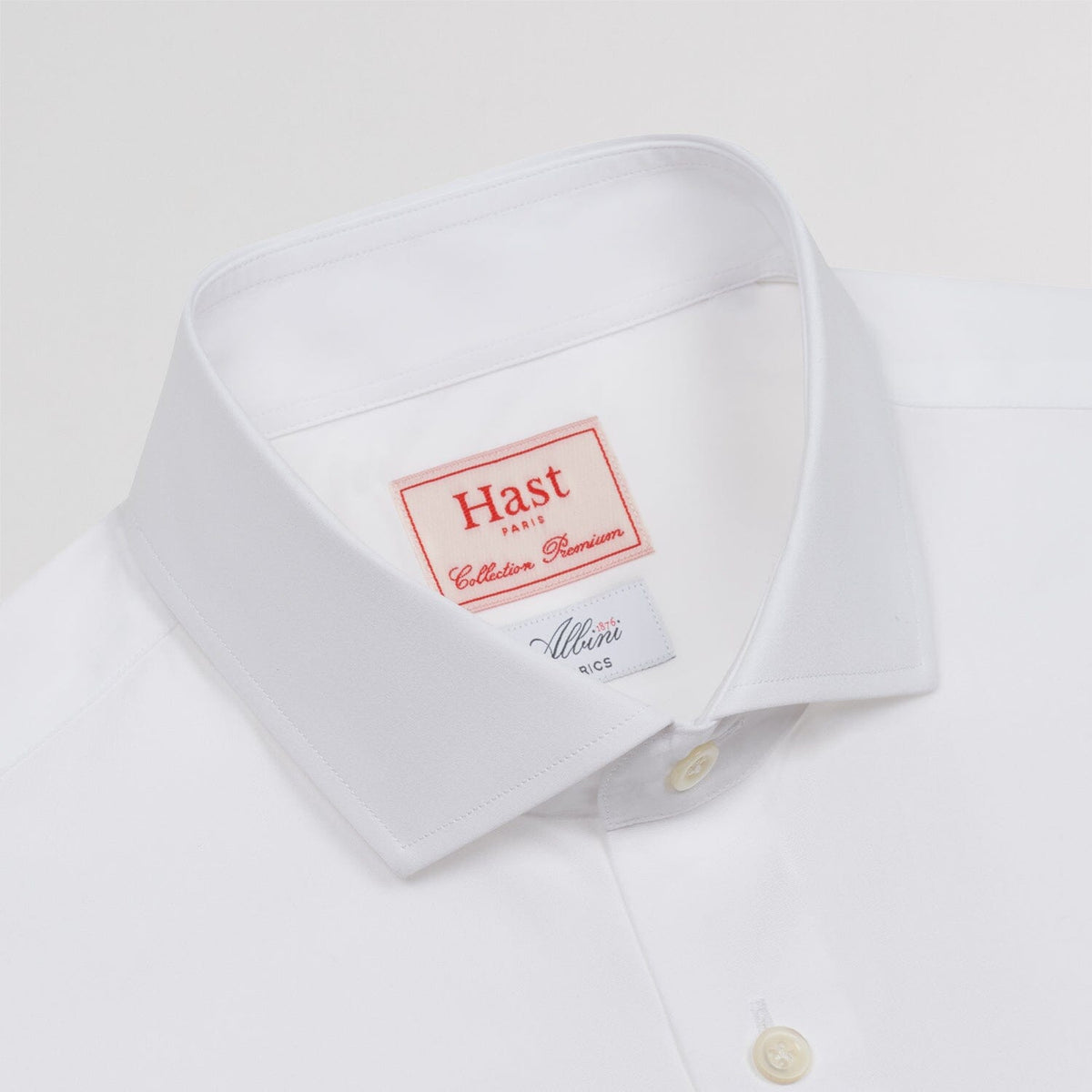 Chemise premium popeline double retors blanche