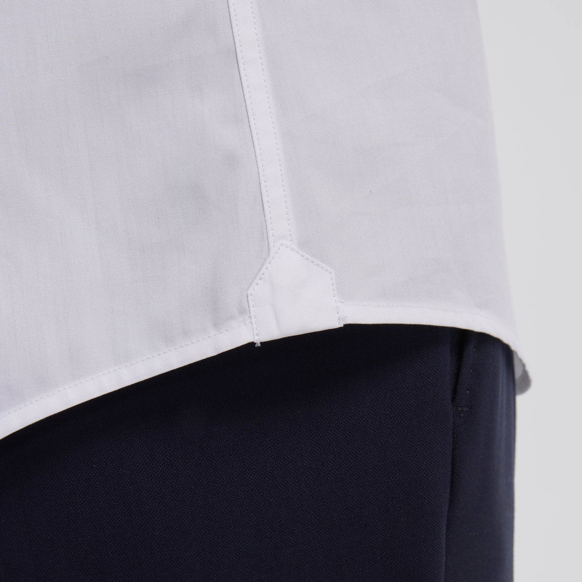 Chemise premium popeline double retors blanche