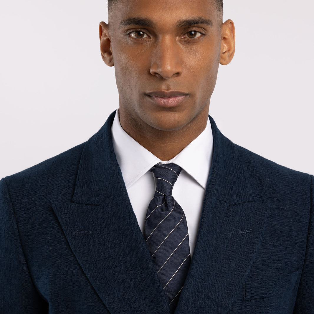 Chemise premium Thomas Mason en twill blanc uni