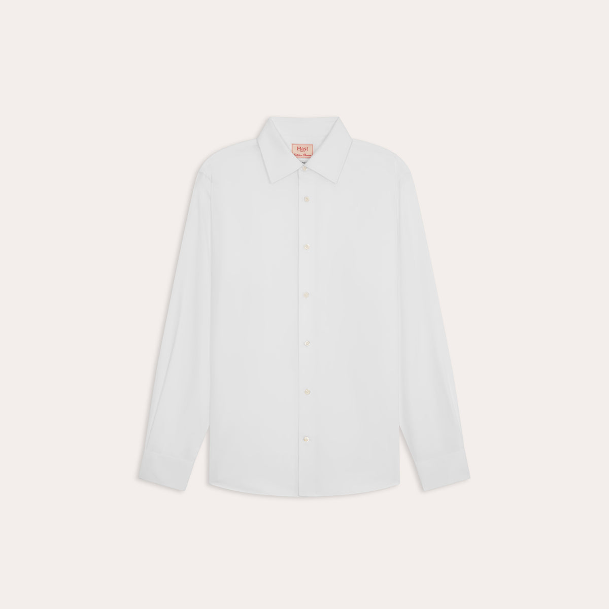 Chemise premium Thomas Mason en twill blanc uni
