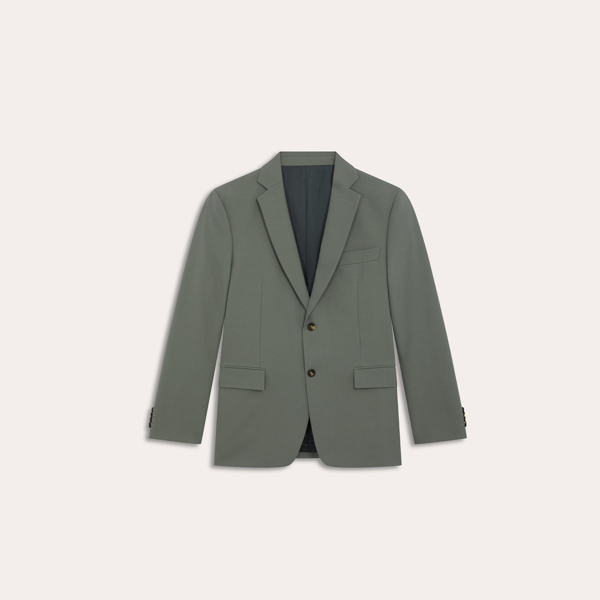 Sage tropical wool jacket