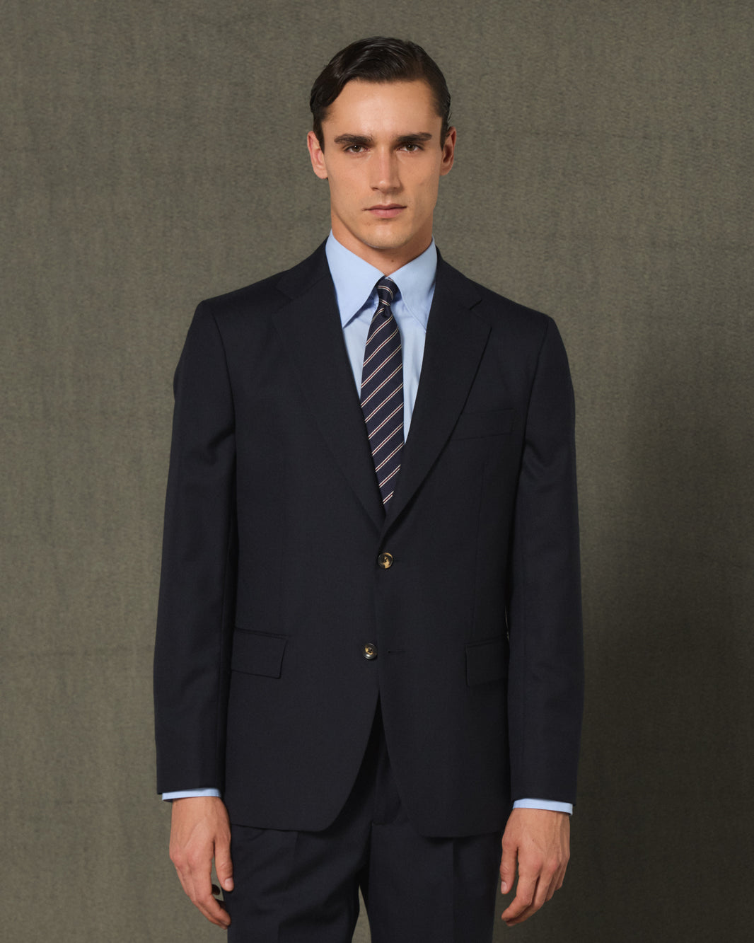 Veste formelle en laine marine