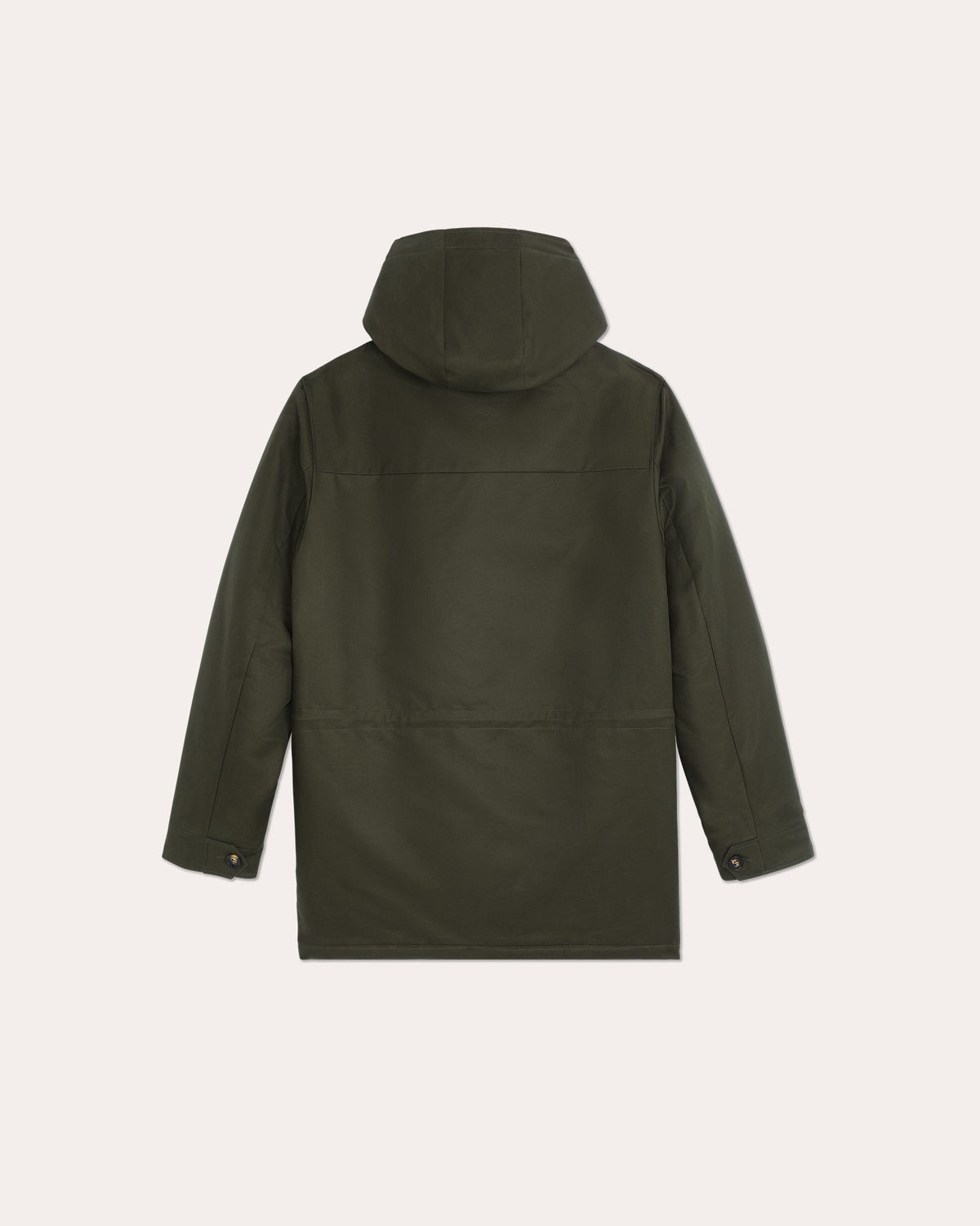 Parka en coton kaki 100% naturelle