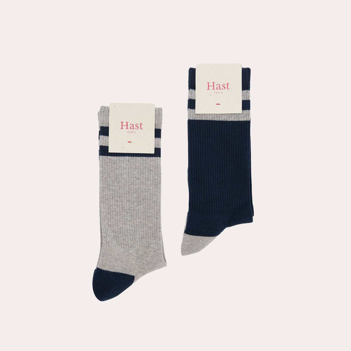 Pack mit zwei gestreiften Socken