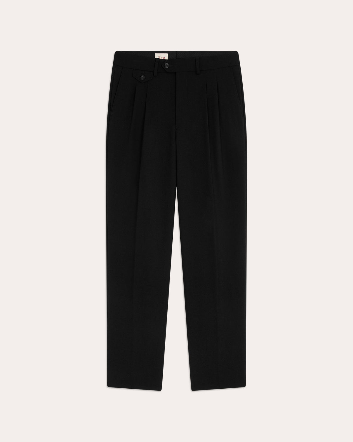 Costume en flanelle de laine noire