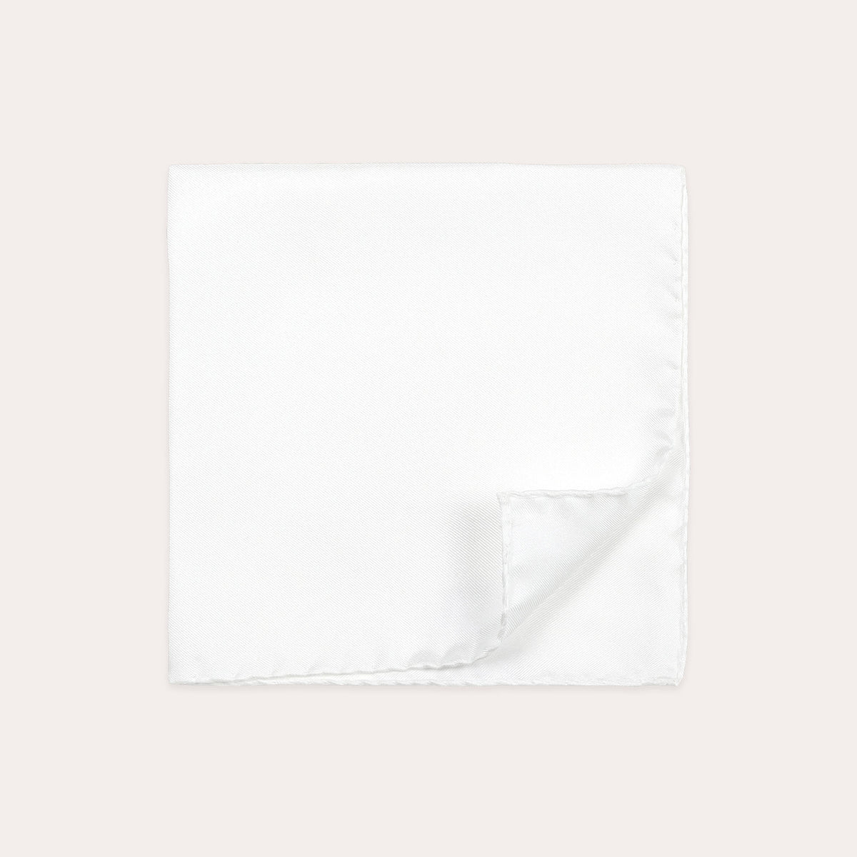 Pochette en soie écrue