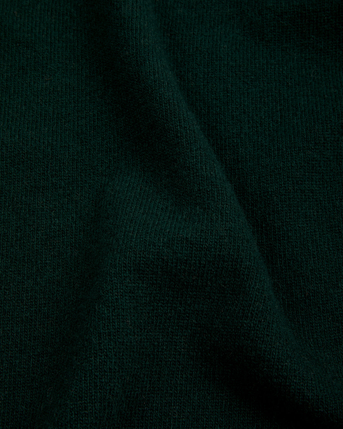Pull col roulé en laine extrafine vert