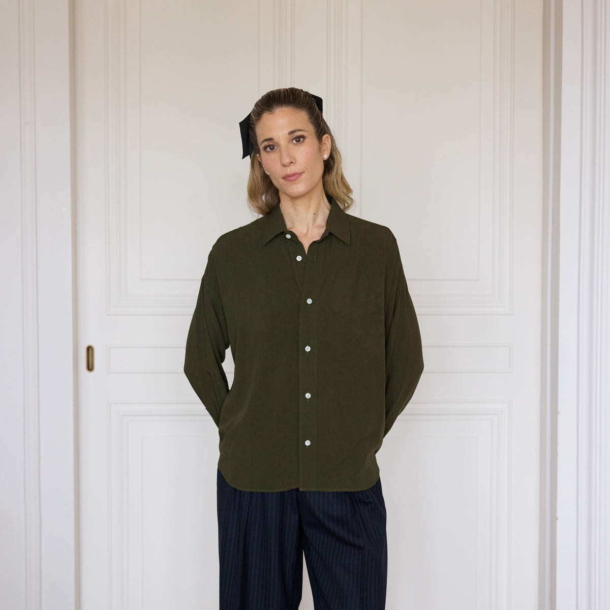 Casual khaki shirt