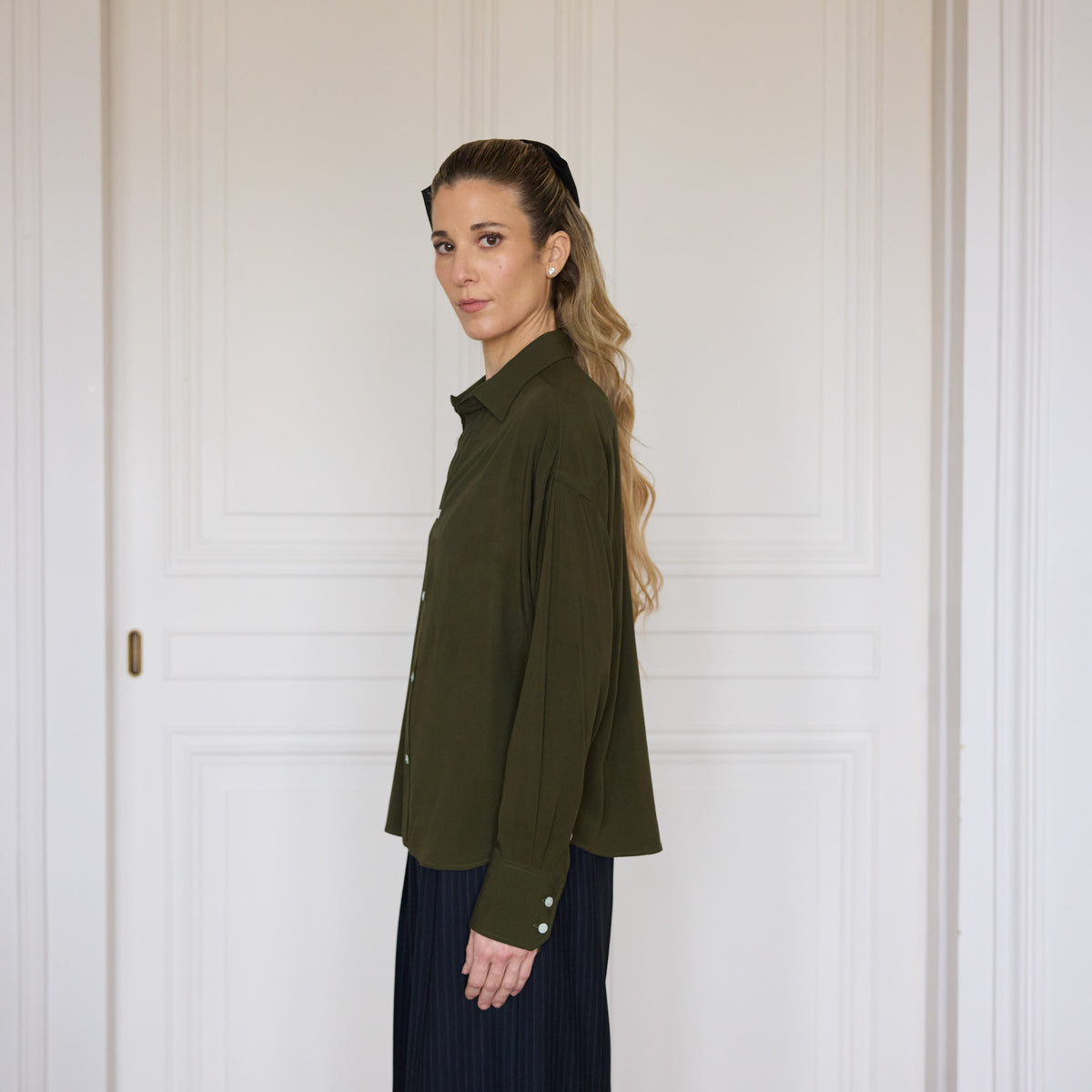 Casual khaki shirt