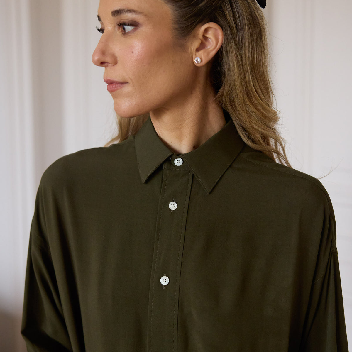 Casual khaki shirt