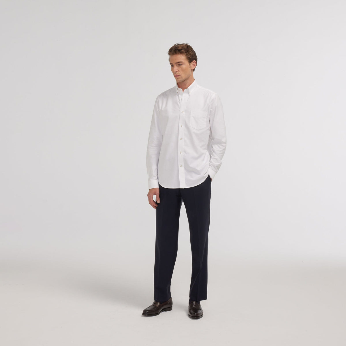 Chemise en oxford blanche
