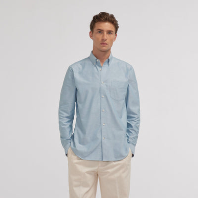 Green Oxford shirt