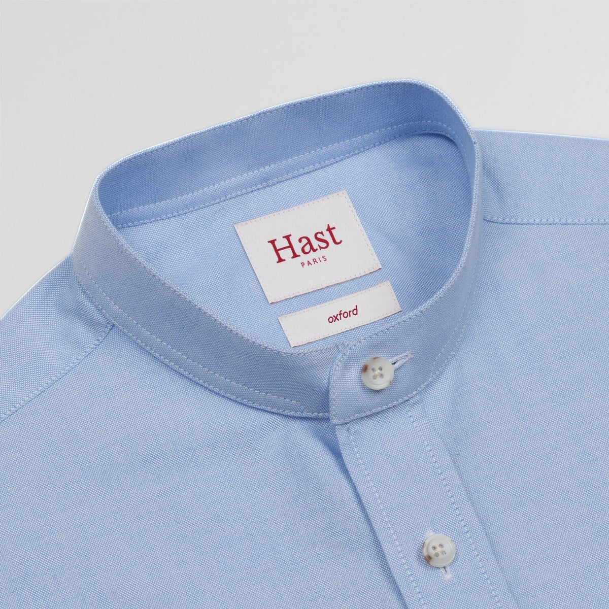 Chemise en oxford bleu ciel