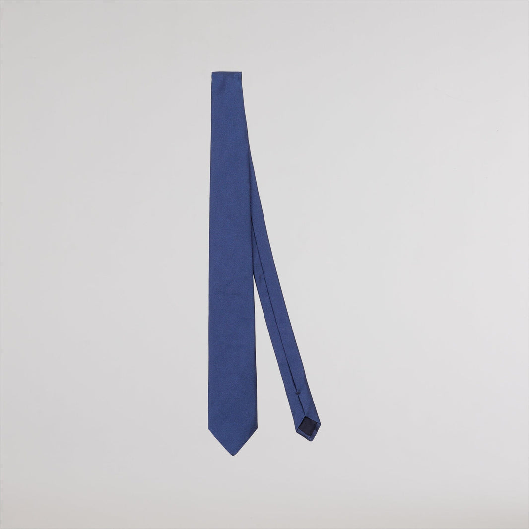 Cravate bleu nuit en soie