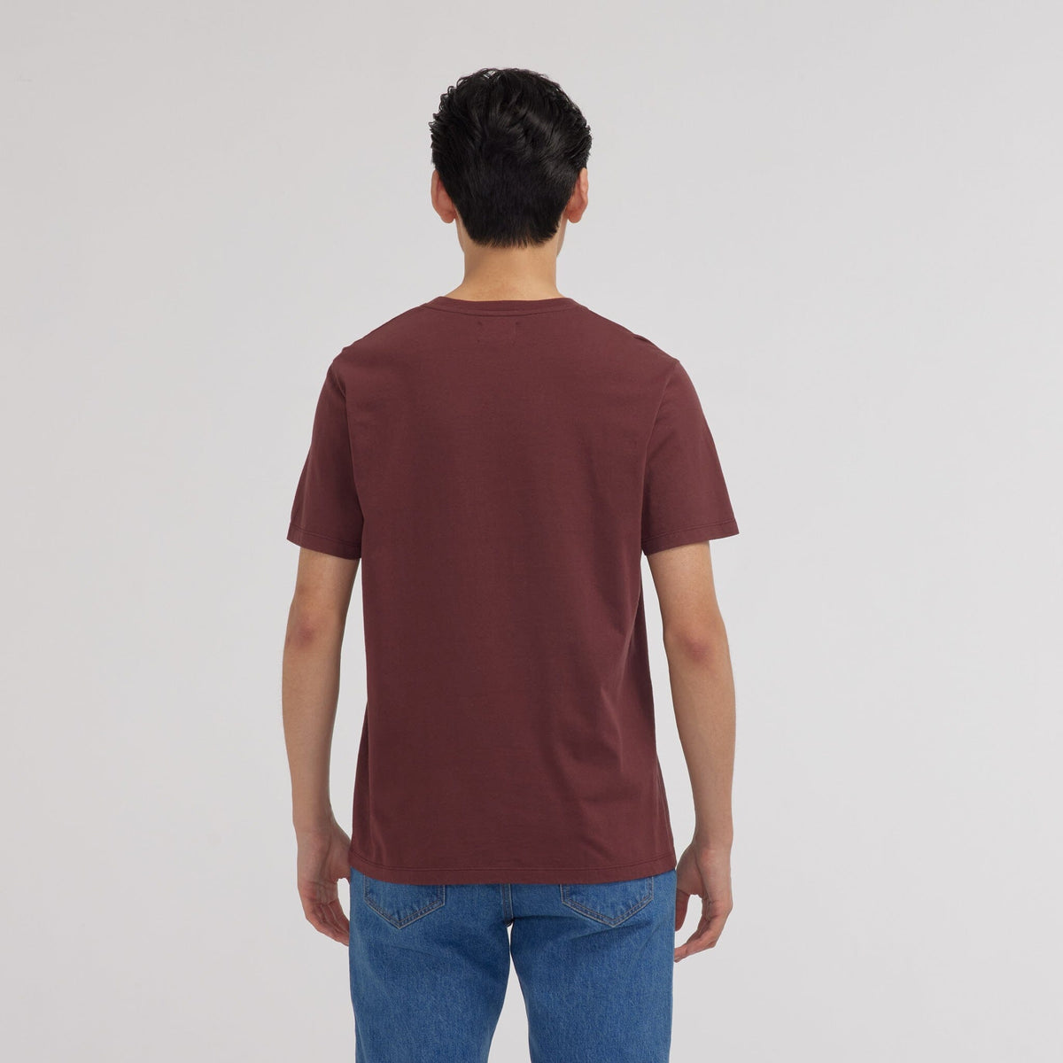 Tee-shirt en coton biologique prune