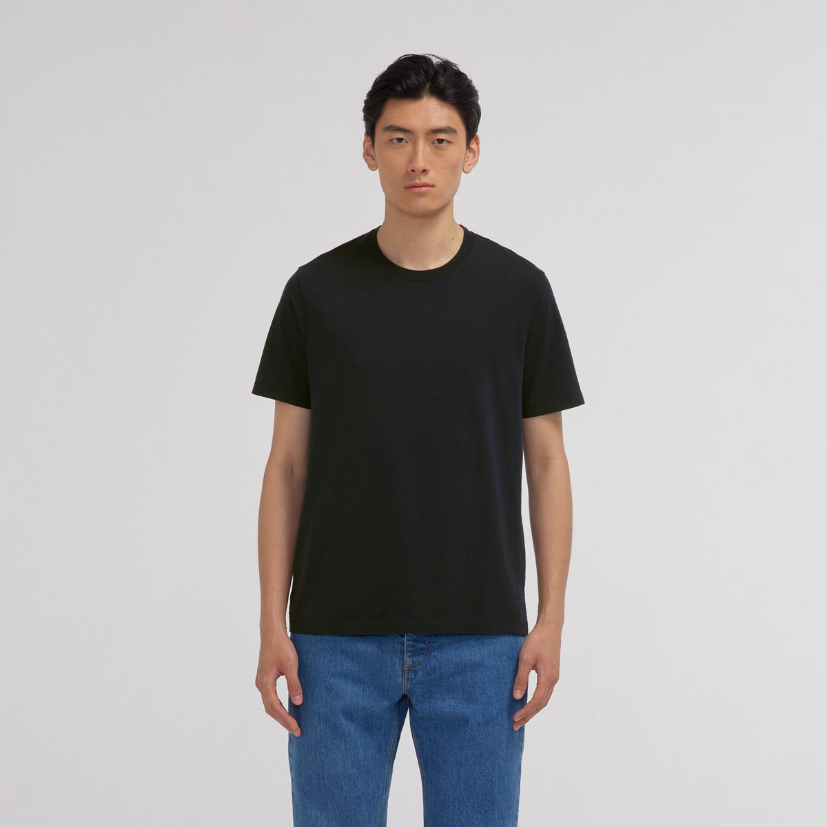 Tee-shirt en coton noir