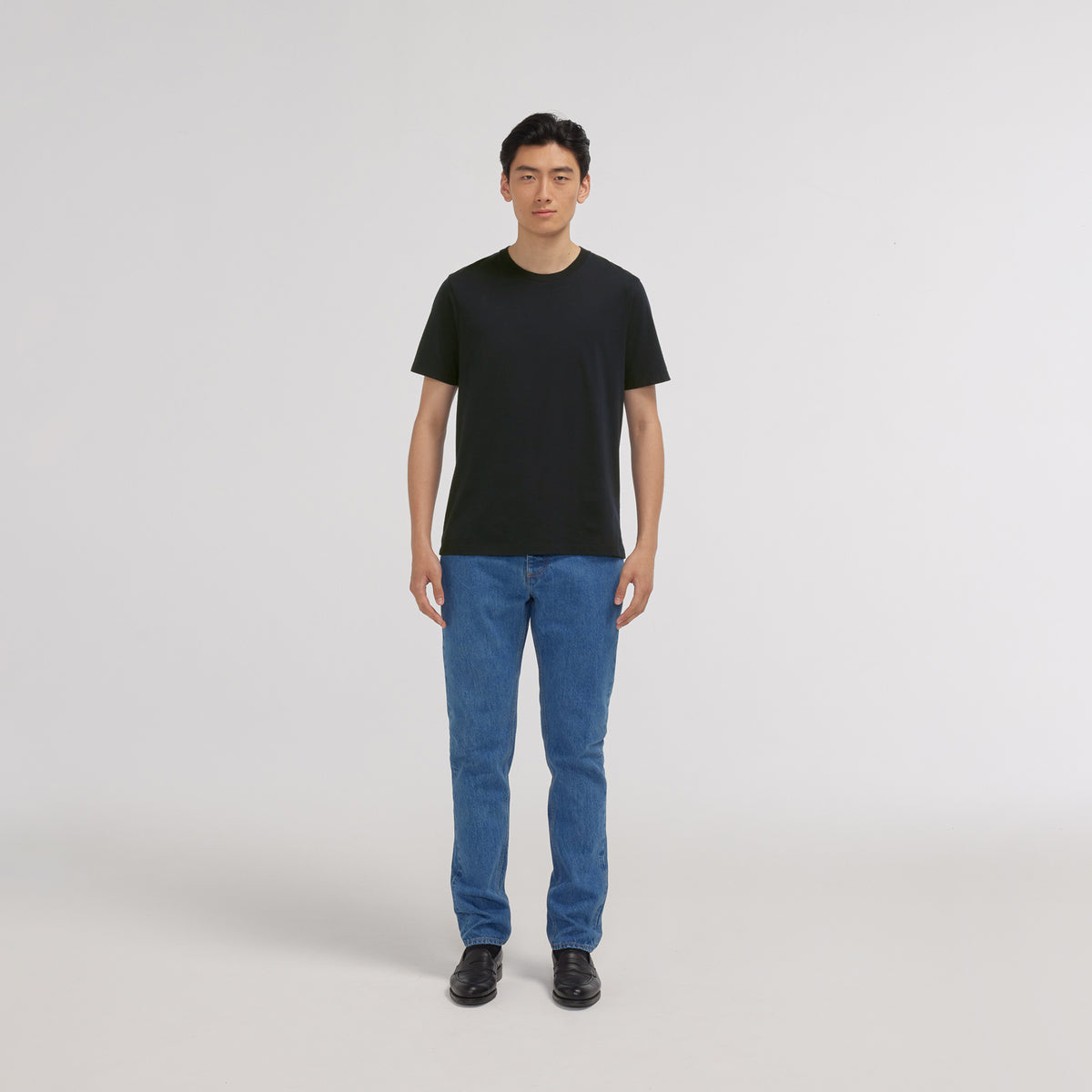 Tee-shirt en coton noir