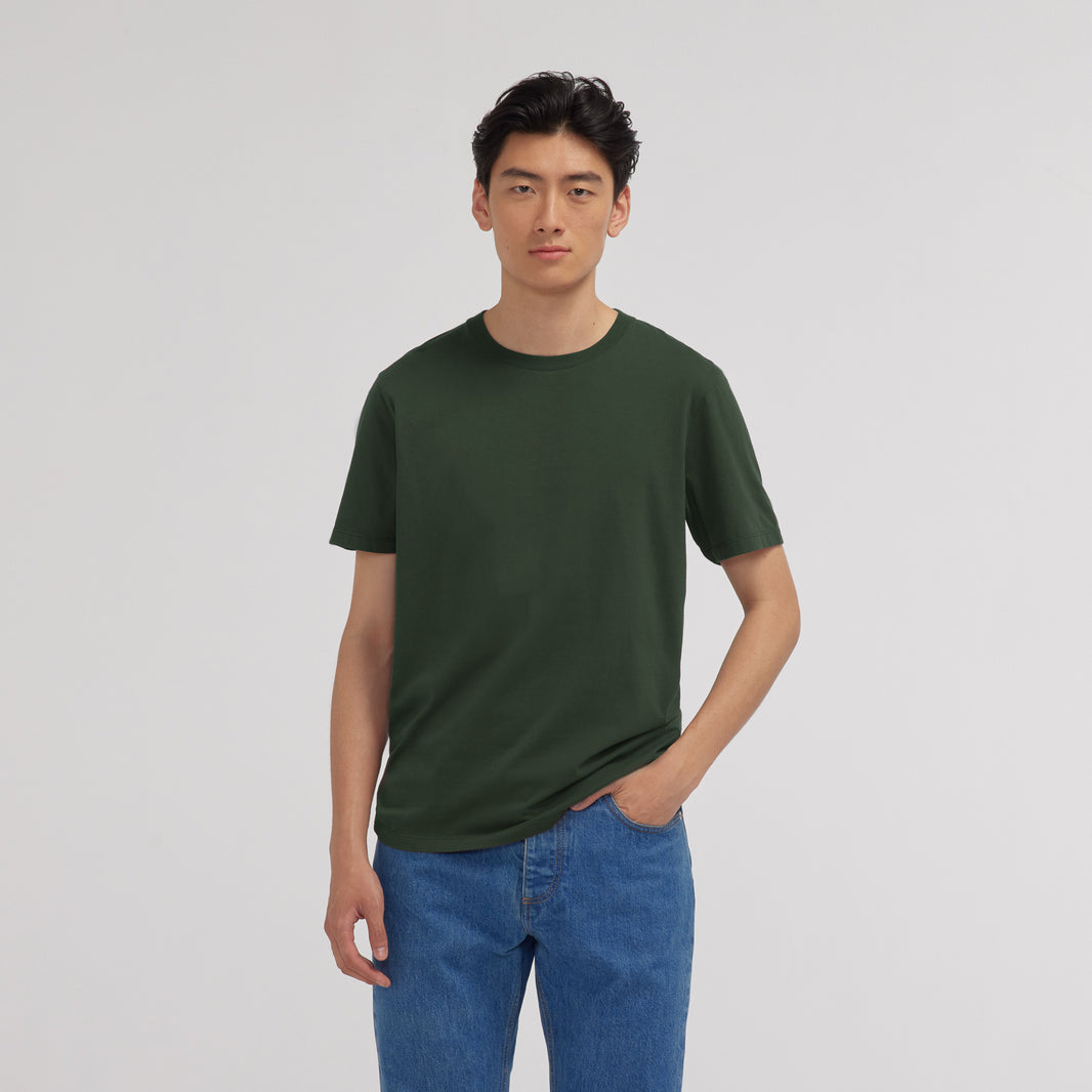 Tee-shirt en coton vert