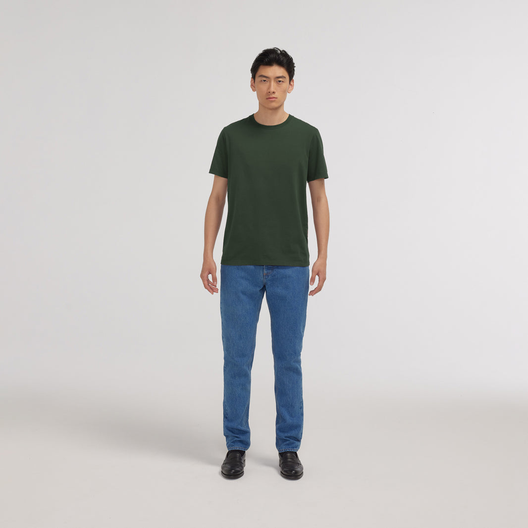 Tee-shirt en coton vert
